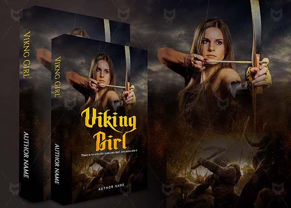 Thrillers-book-cover-design-Viking Girl-back