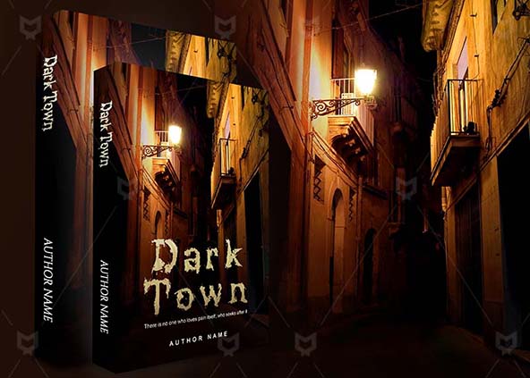 Horror-book-cover-design-Dark Town-back