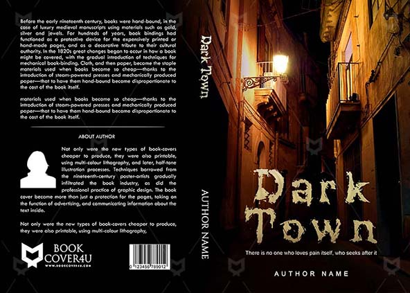 Horror-book-cover-design-Dark Town-front
