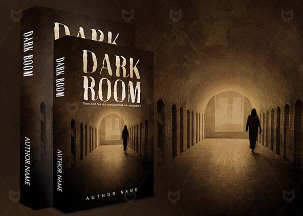 Horror-book-cover-design-Dark Room-back