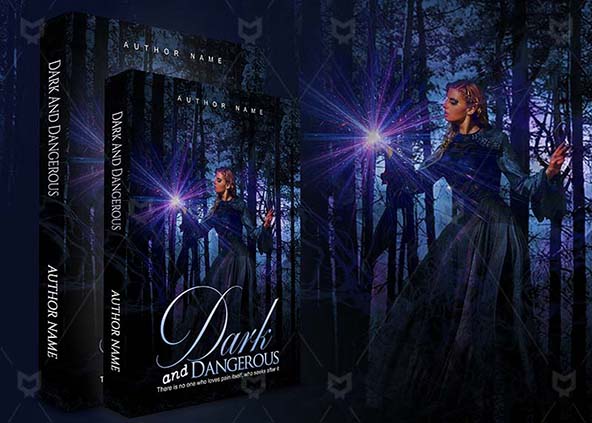Horror-book-cover-design-Dark And Dangerous-back
