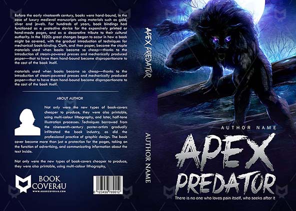 Horror-book-cover-design-Apex Predator-front
