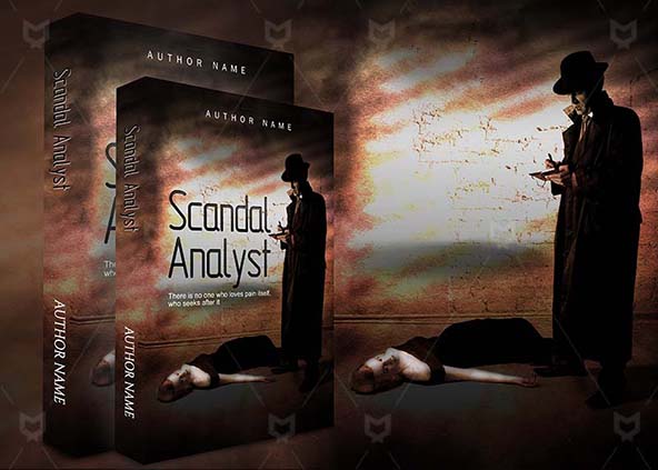 Thrillers-book-cover-design-Scandal Analyst-back