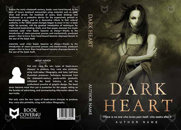 Horror-book-cover-design-Dark Heart-front