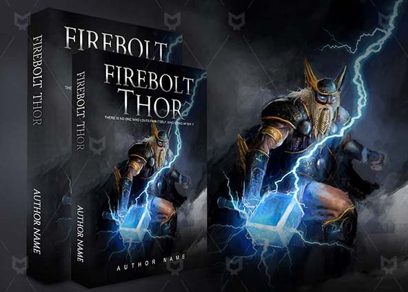 Fantasy-book-cover-design-Firebolt Thor-back