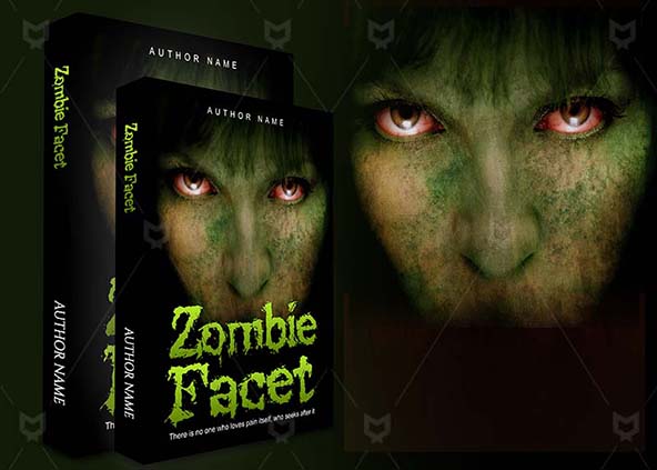 Horror-book-cover-design-Zombie Facet-back