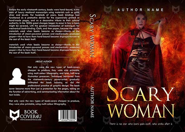 Horror-book-cover-design-Scary Woman-front