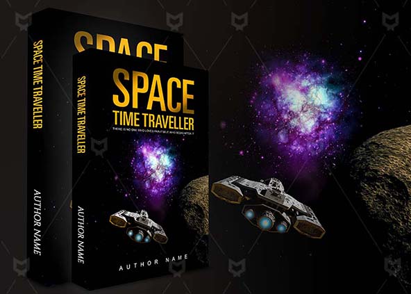 SCI-FI-book-cover-design-Space Time Traveller-back