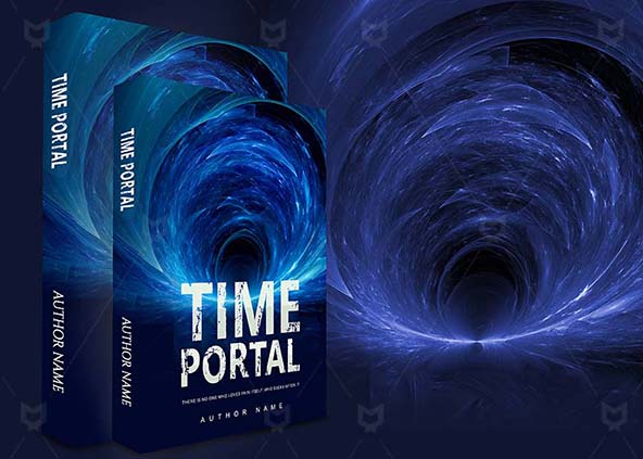 SCI-FI-book-cover-design-Time Portal-back