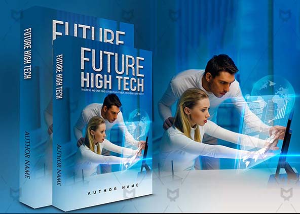 SCI-FI-book-cover-design-Future High Tech-back