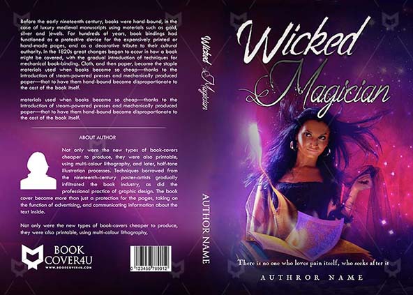 Horror-book-cover-design-Wicked Magician-front