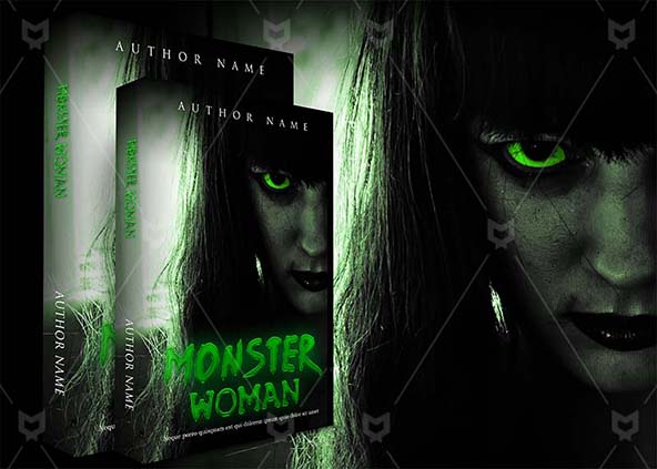 Thrillers-book-cover-design-Monster Woman-back