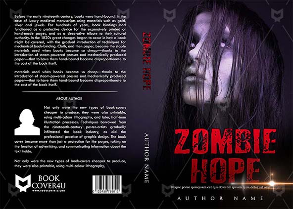 Horror-book-cover-design-Zombie Hope-front