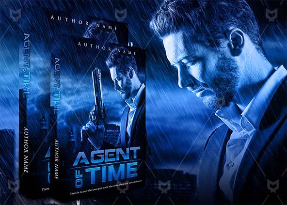 Thrillers-book-cover-design-Agent Of Time-back