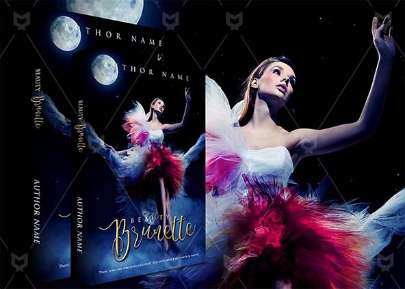 Fantasy-book-cover-design-Beauty Brunette-back