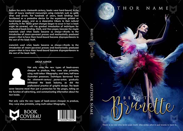 Fantasy-book-cover-design-Beauty Brunette-front