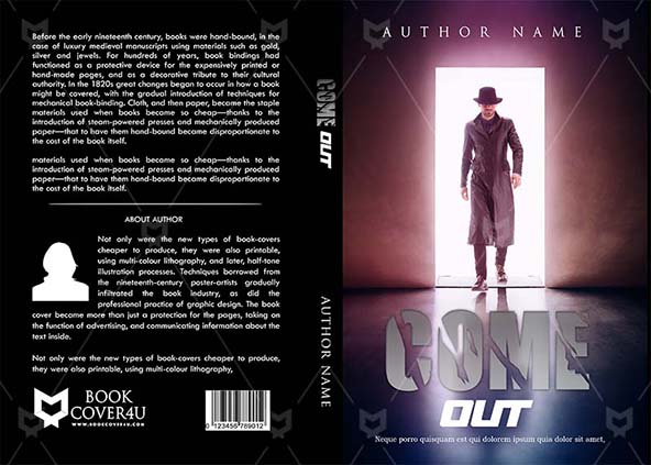 Fantasy-book-cover-design-Come Out-front