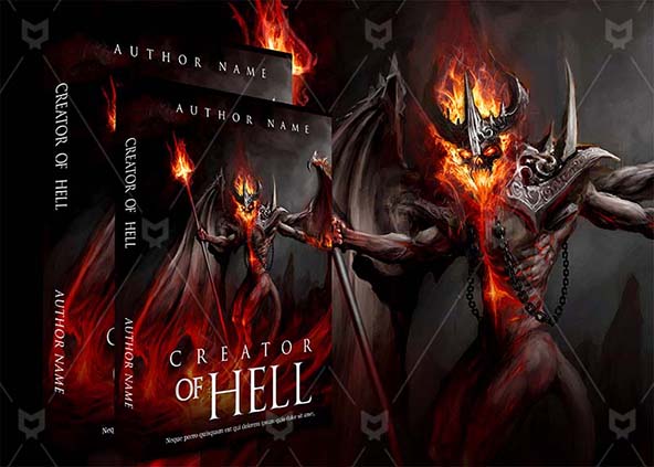 Fantasy-book-cover-design-Creator Of Hell-back