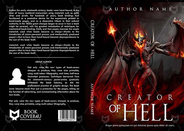 Fantasy-book-cover-design-Creator Of Hell-front