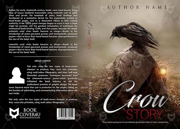 Fantasy-book-cover-design-Crow Story-front