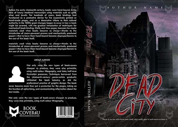 Horror-book-cover-design-Dead City-front
