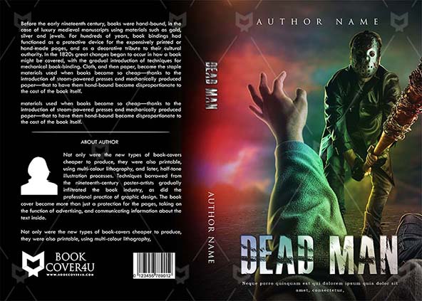Horror-book-cover-design-Dead Man-front