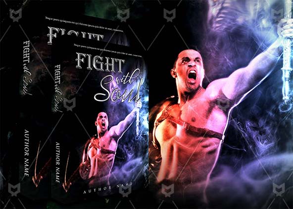 Fantasy-book-cover-design-Fight With Soul-back