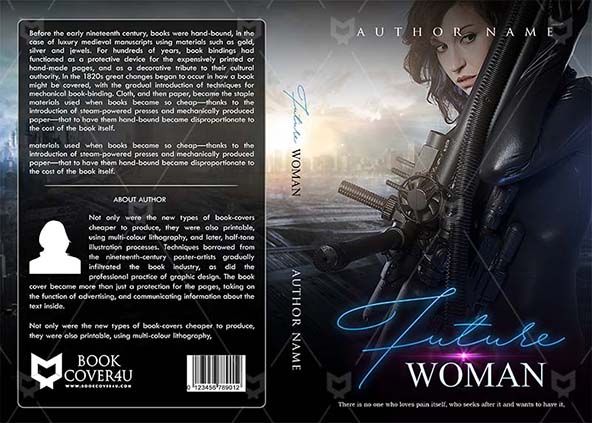 Fantasy-book-cover-design-Future Woman-front