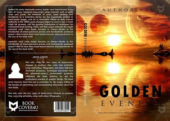 Fantasy-book-cover-design-Golden Evening-front