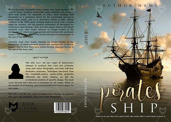 Fantasy-book-cover-design-Pirates Ship-front