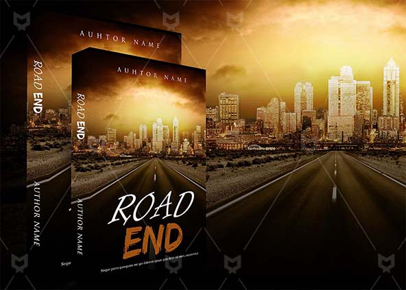 Fantasy-book-cover-design-Road End-back
