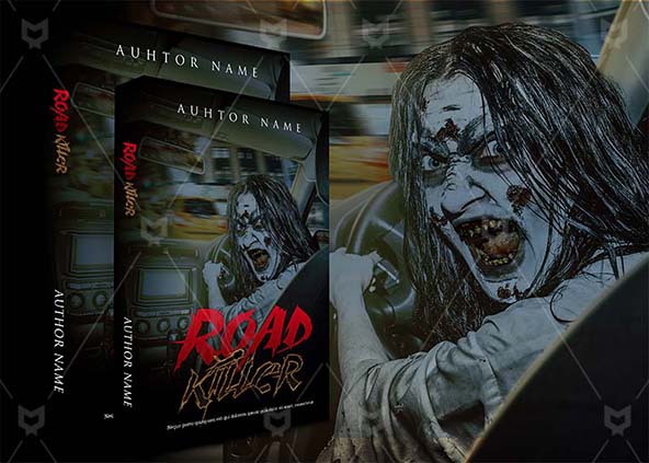 Horror-book-cover-design-Road Killer-back