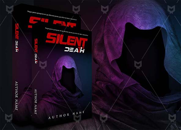 Horror-book-cover-design-Silent Death-back