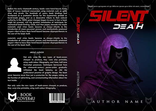 Horror-book-cover-design-Silent Death-front