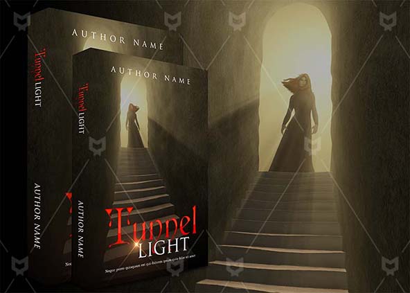 Fantasy-book-cover-design-Tunnel Light-back