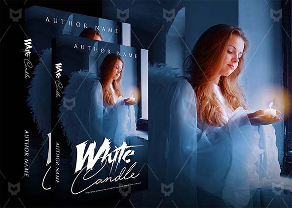 Fantasy-book-cover-design-White Candle-back