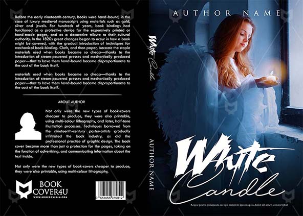 Fantasy-book-cover-design-White Candle-front