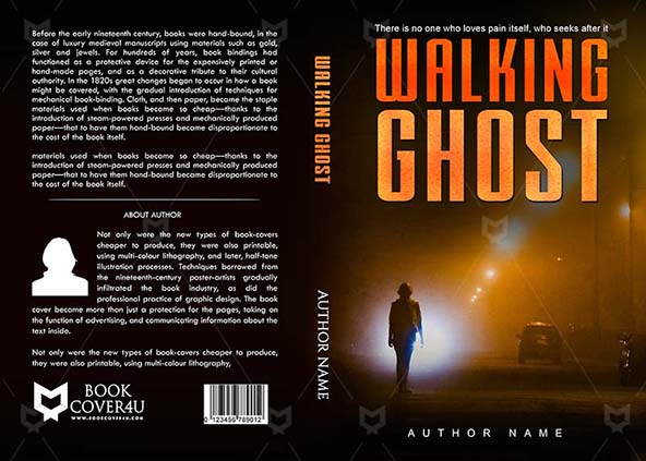Horror-book-cover-design-Walking Ghost-front