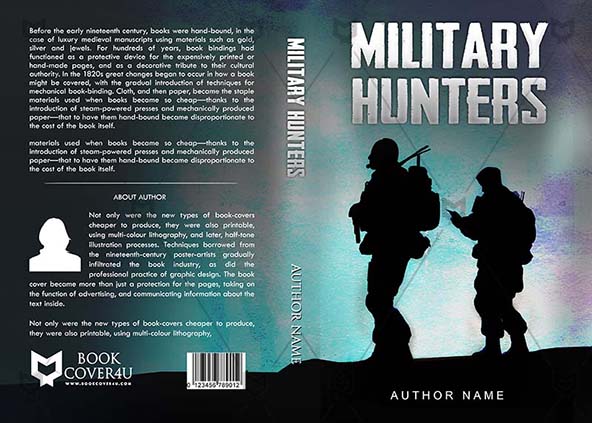 Fantasy-book-cover-design-Military Hunters-front