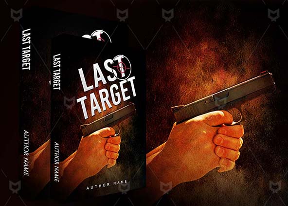 Fantasy-book-cover-design-Last Target-back
