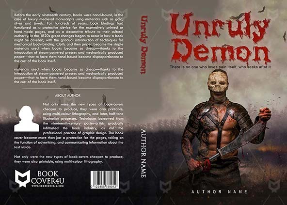 Horror-book-cover-design-Unruly Demon-front