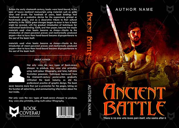 Fantasy-book-cover-design-Ancient Battle-front