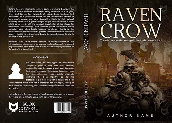 Horror-book-cover-design-Raven Crow-front