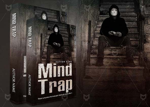 Horror-book-cover-design-Mind Trap-back