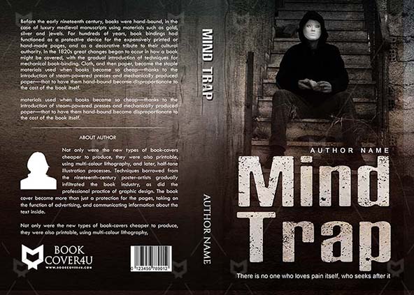 Horror-book-cover-design-Mind Trap-front