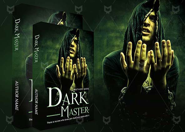 Horror-book-cover-design-Dark Master-back