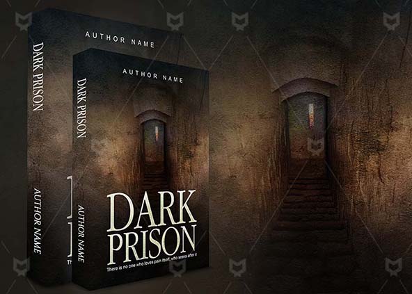Horror-book-cover-design-Dark Prison-back