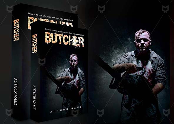 Horror-book-cover-design-Butcher-back