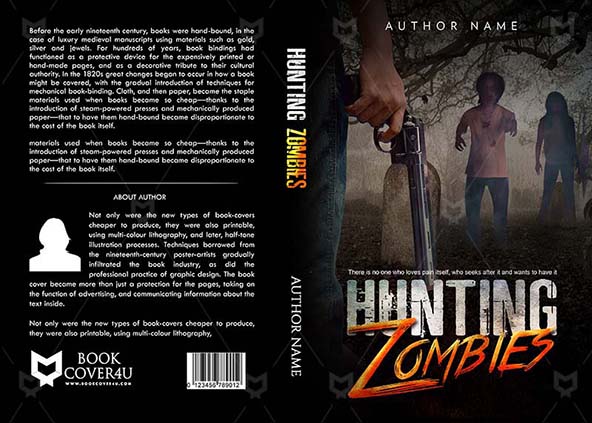 Thrillers-book-cover-design-Hunting Zombies-front