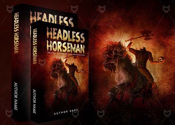 Thrillers-book-cover-design-Headless Horseman-back